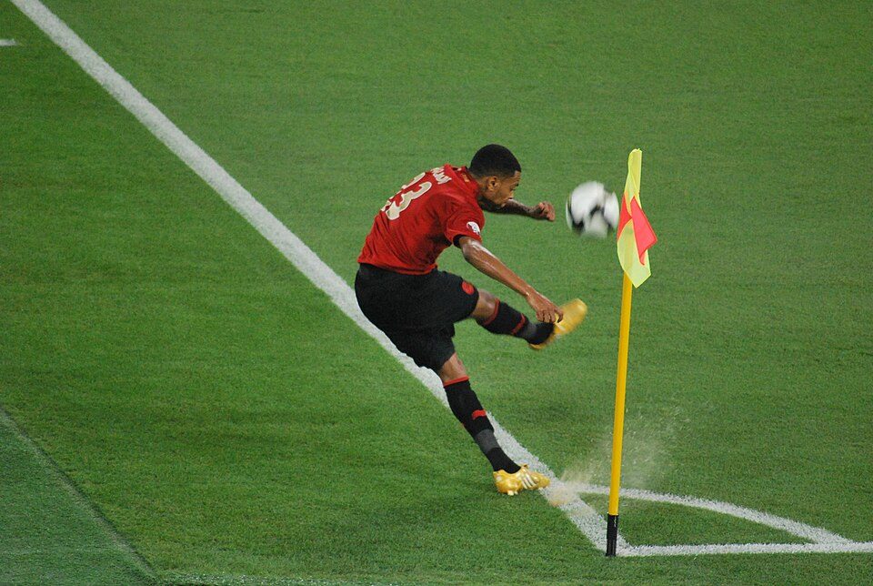 football corner kick