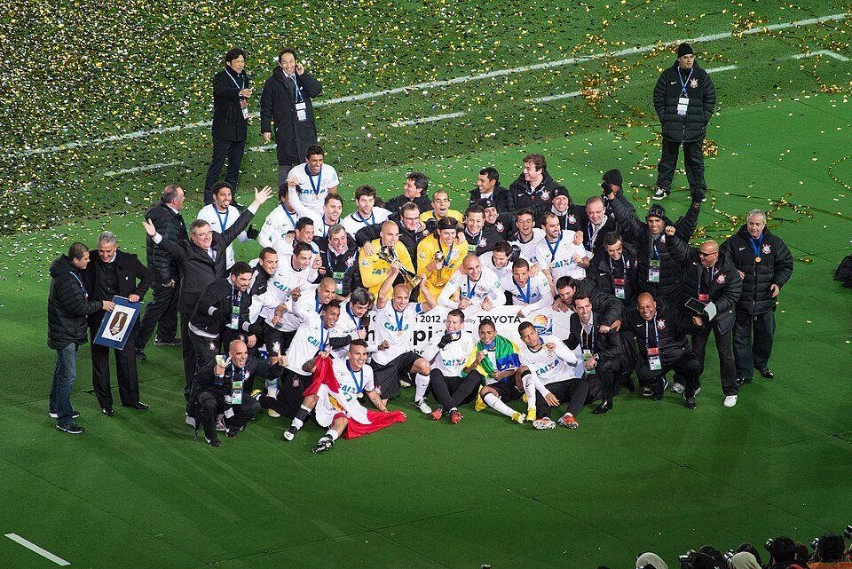 cup celebration confetti football